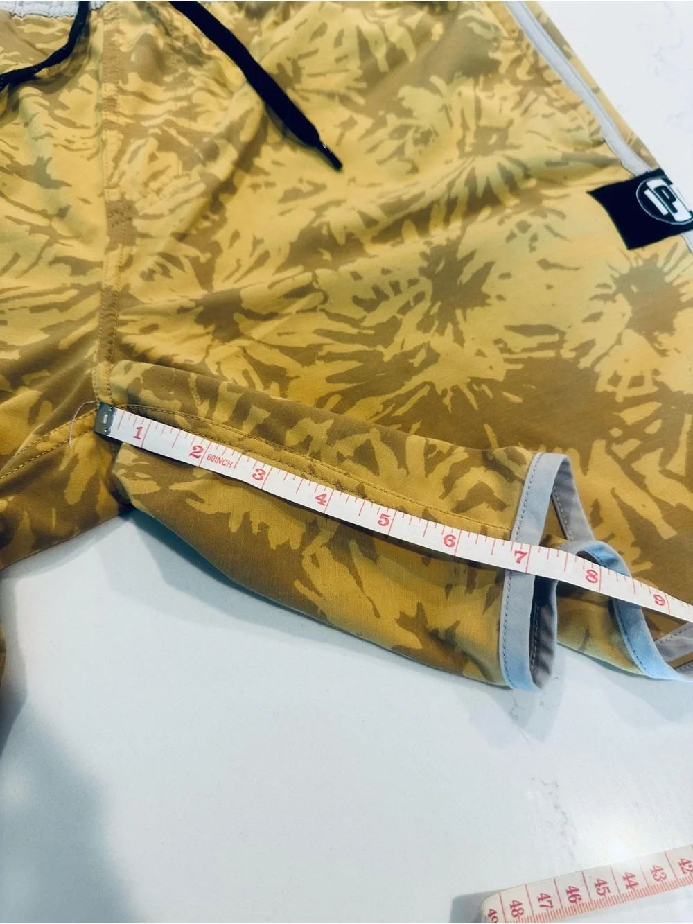 IPD Yellow Floral Board Shorts